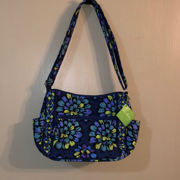 Vera Bradley Handbags - Vera Bradley On the Go Crossbody Indigo Pop NWT
